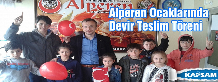 Alperen Ocaklarında Devir Teslim Töreni