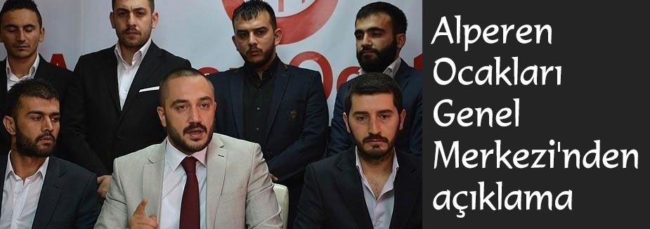Alperen Ocakları'ndan açıklama