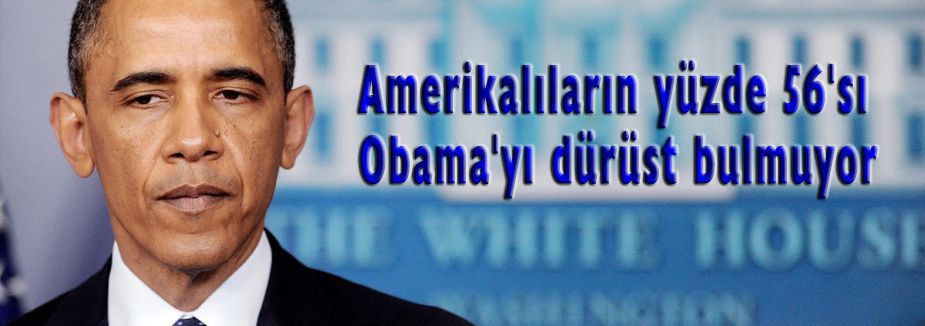 Amerikalıların yüzde 56'sı Obama'yı dürüst bulmuyor