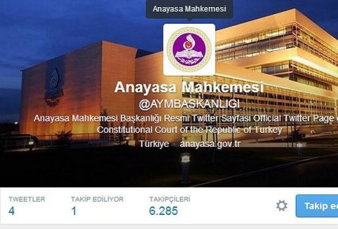 Anasaya Mahkemesi Twitter hesabı açtı...