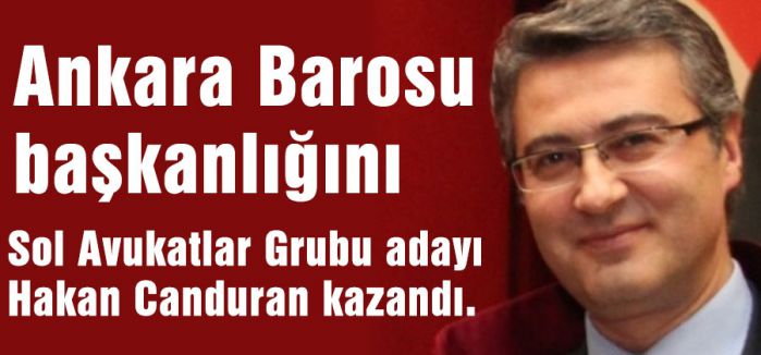Ankara Baro Başkanı Belli Oldu...