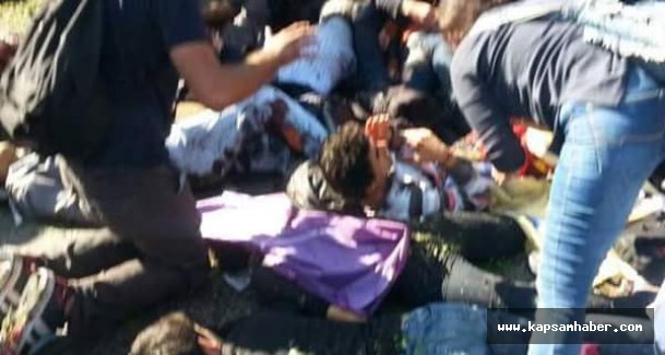 Ankara Patlama görüntüleri HDP Mitingi Öncesi patlama