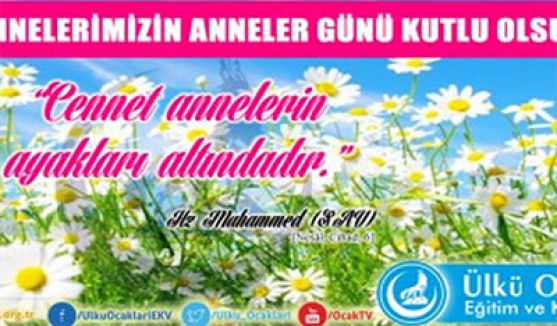 Anneler Gününüz Kutlu Olsun