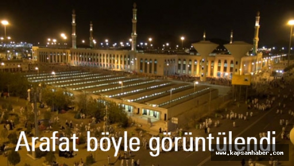 Arafat'ın büyüleyici gece görüntüsü...
