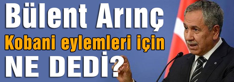 Arınç:'Bunların Cezası İdam'