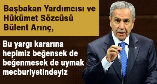Arınç'ın Ergenekon Açıklaması