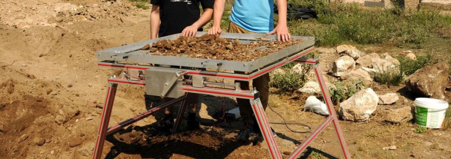 Arkeolojik kazılar için elektronik elek
