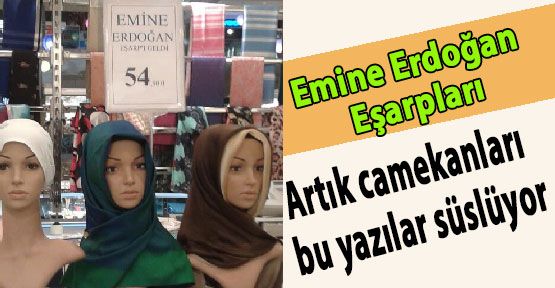 Artık camekanları bu yazılar süslüyor