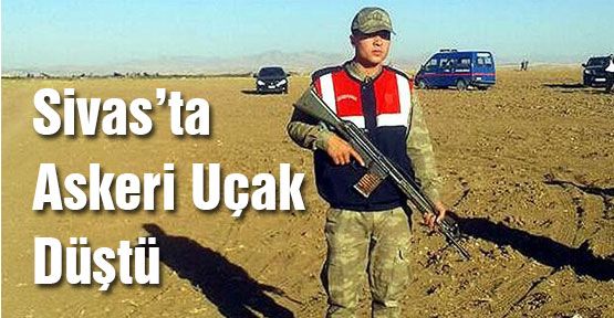 Askeri uçak düştü