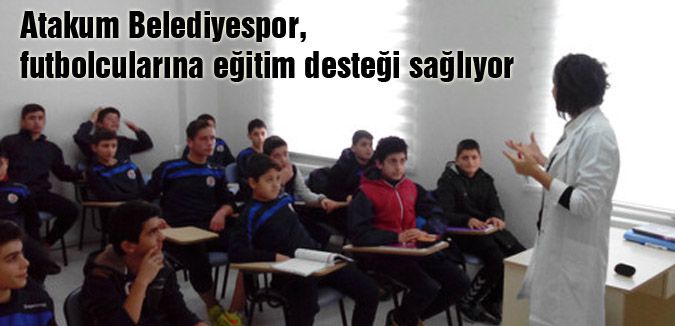 Atakum Belediyespor, futbolcularına eğitim desteği sağlıyor