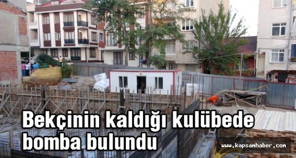Ataşehir'de Suriyeli'nin kaldığı kulübede bomba bulundu