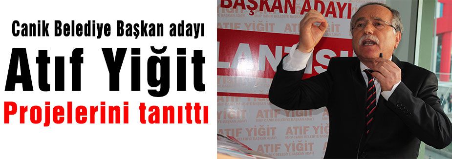 Atıf Yiğit Projelerini paylaştı