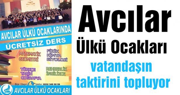 Avcılar Ülkü Ocakları vatandaşın taktirini topluyor