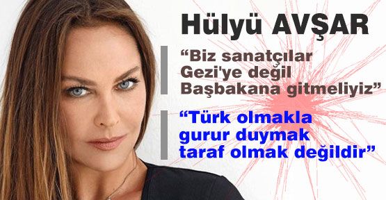Avşar; 'Türk olmakla gurur duymak taraf olmak değildir'