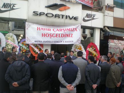 BAFRA AGD HAYIR ÇARŞISI AÇILDI