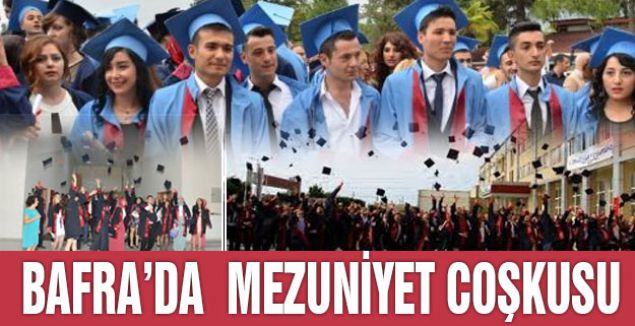 Bafra'da Mezuniyet Coşkusu