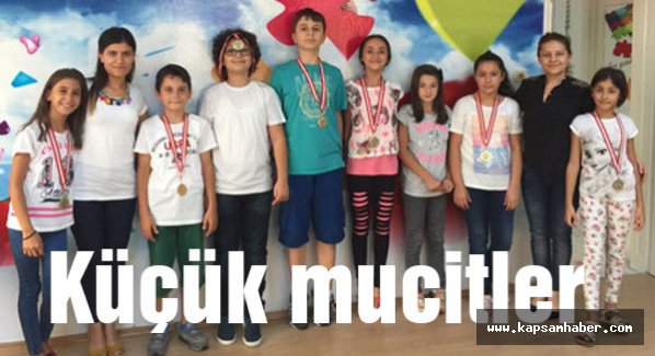 Bafralı küçük mucitlere madalya