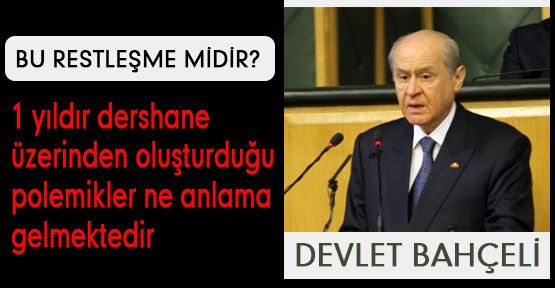 Bahçeli:
