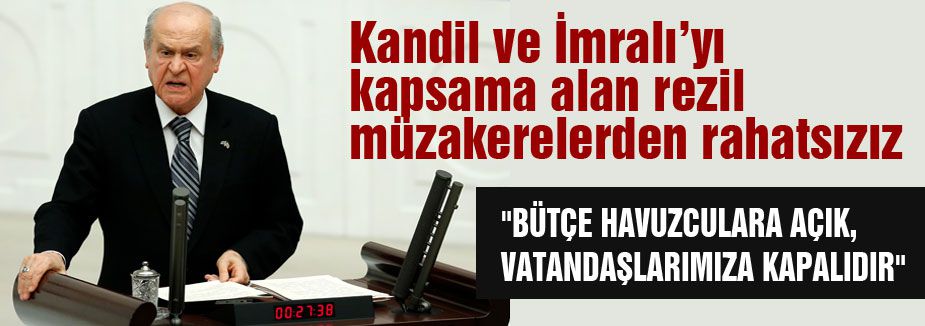BAHÇELİ;