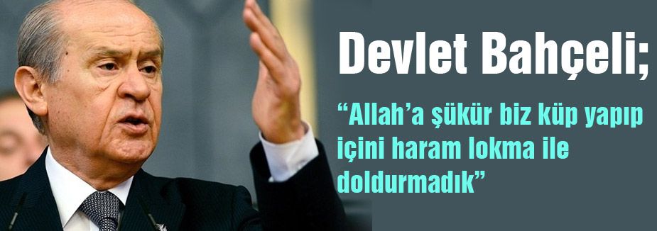Bahçeli;