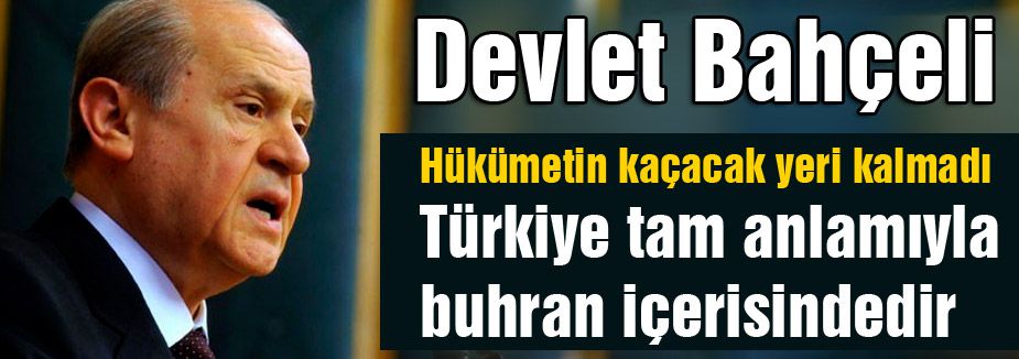 Bahçeli; Grup Toplantısında sert konuştu