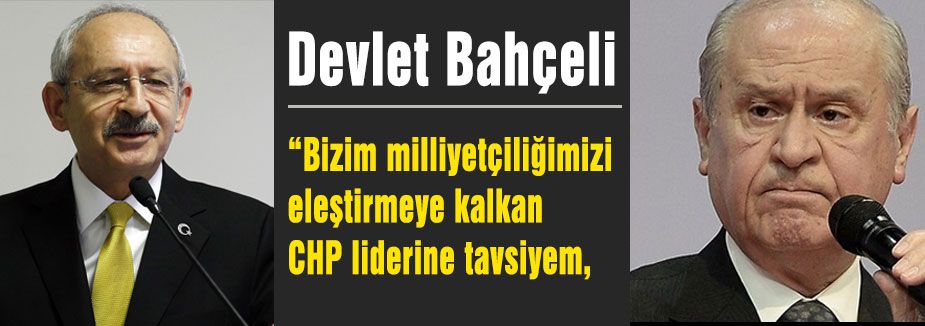 Bahçeli Kılıçdaroğlu'na cevap verdi...