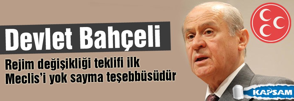 Bahçeli: Milli haysiyet kaybı yaşayanlar bu aziz vatana dün bir şey kazandırmadı