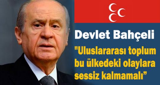 Bahçeli; Mısır'da yaşanan katliamı değerlendirdi.