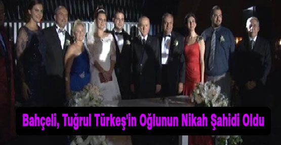 Bahçeli, Nikah Şahidi Oldu
