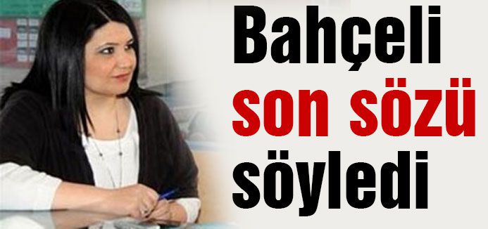 Bahçeli “son sözü” söyledi