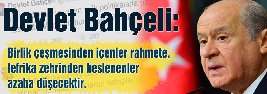 Bahçeli: