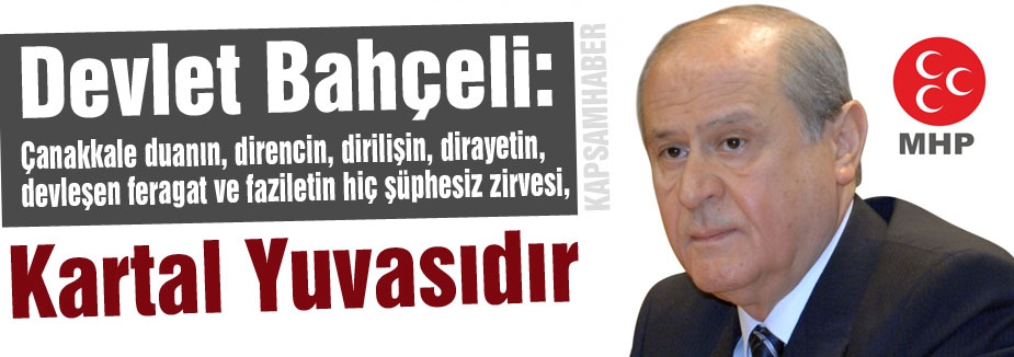 Bahçeli: Türk milleti bölücü ve yıkıcı mihrakların keyfine bırakılmayacaktır