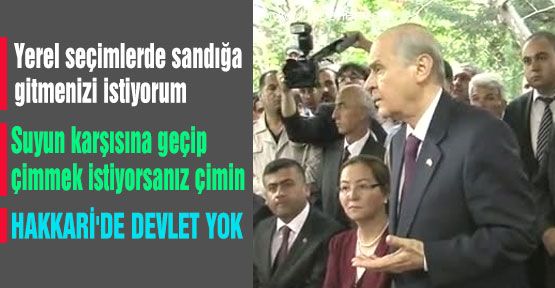 Bahçeli; Vatandaşı Oy Kullanmaya Çağırdı