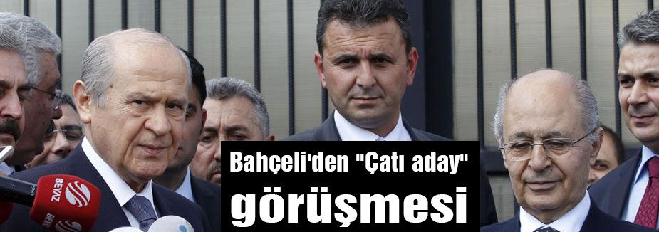 Bahçeli'den “Çatı aday“