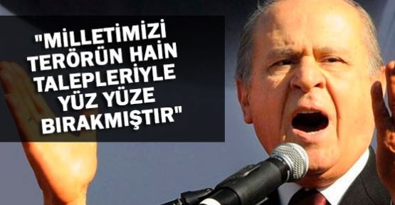 Bahçeli'den Zehir Sözler “63 karanlık yüz“