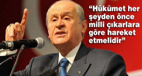 Bahçeli'nin Tezkere Tepkisi...