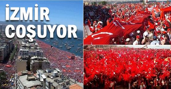 Bahçel'linin Konuşması Başladı. İzmir Bugün Bir Başka Güzel