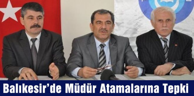 Balıkesir'de Türk Eğitim-Sen Atamalara Tepki Gösterdi