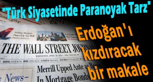Başbakan Bu Makaleye Çok kızacak