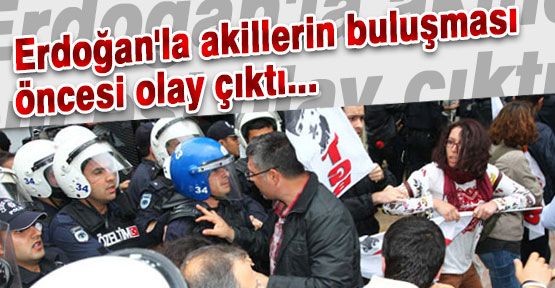 Başbakan'la Akiller Toplantısı Öncesi Olay Çıktı...