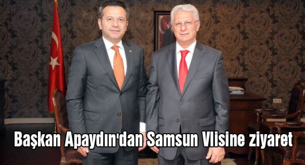 Başkan Apaydın'dan Samsun Valisine ziyaret