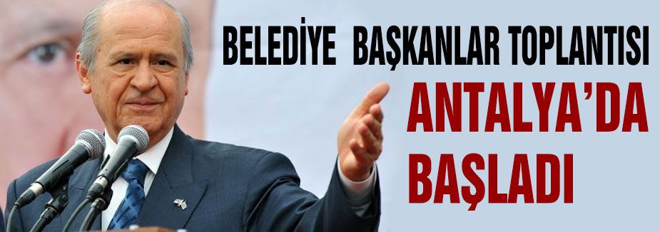 Başkanlar toplantısına Bahçeli'de katılıyor