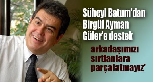 Batum'dan Ayman Güler'e destek