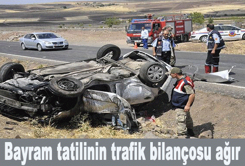 Bayram tatilinin trafik bilançosu ağır...