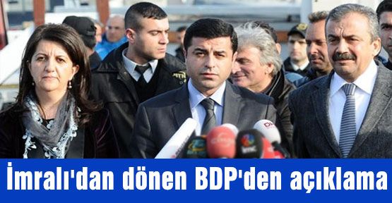 BDP İmralıdan mesaj getirdi
