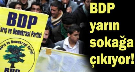 BDP yarın sokağa çıkıyor!