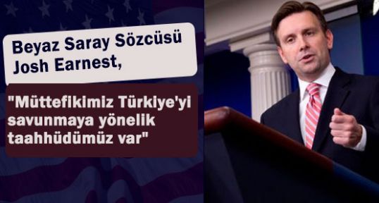 Beyaz Saray: Türkiye'ye Taahhüdümüz Var