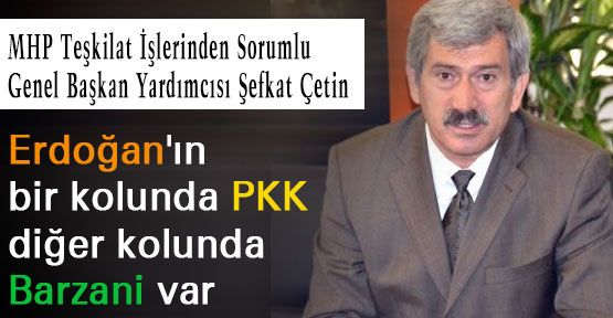 Bir kolunda PKK diğer kolunda Barzani