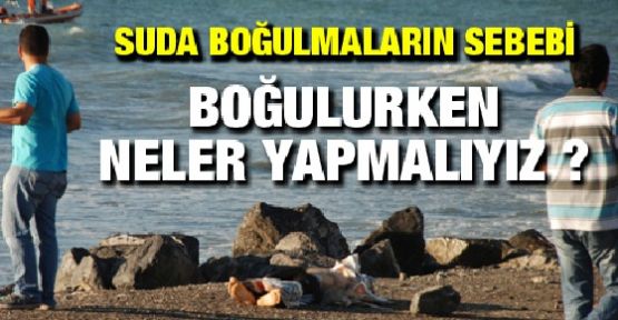 Boğulmamak için nelere dikkat edilmeli