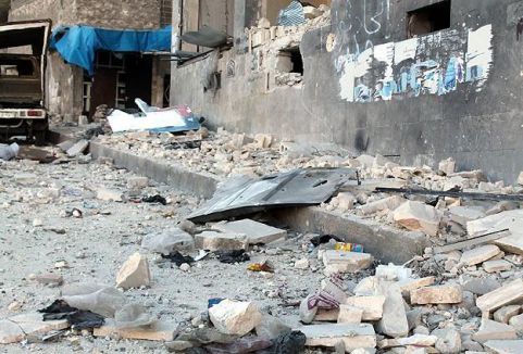 Bomba yüklü araç infilak etti